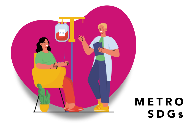 従業員によるSDGsの取り組み／献血に行く