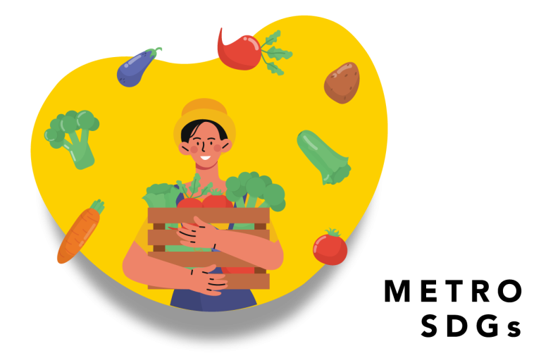 従業員によるSDGsの取り組み／ 家庭菜園で自給自足